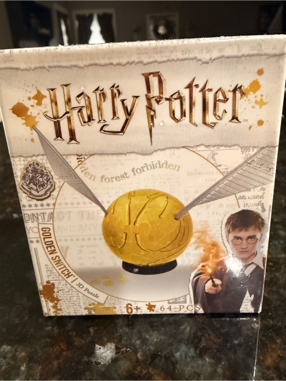 Harry Potter Golden Snitch Sphere 3D Jigsaw Puzzle with stand NEW